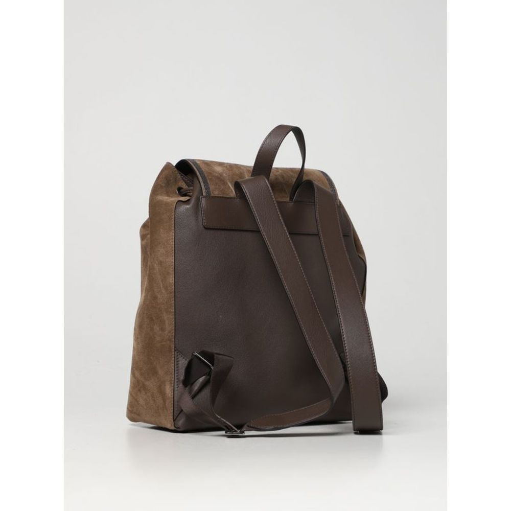 Brunello Cucinelli Backpack Woman Brown - Picture 2 of 3